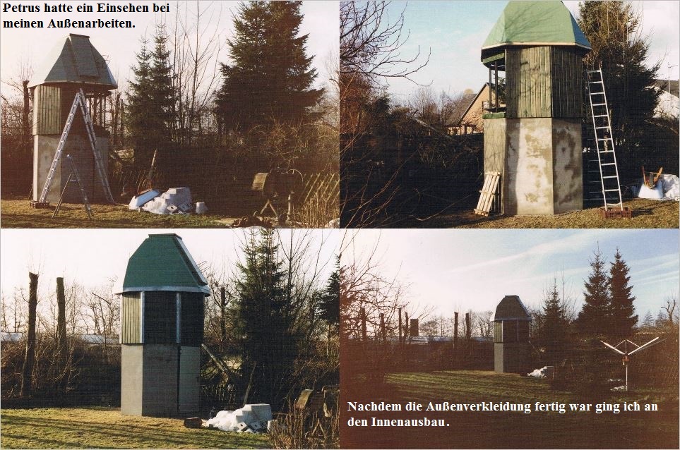 Bau der Sternwarte B. Hübner 7